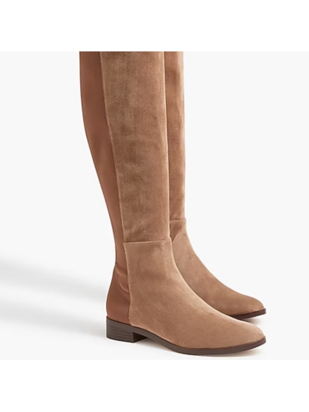 NWOB J. Crew Factory Knee-High Boots with Stretch Size 9